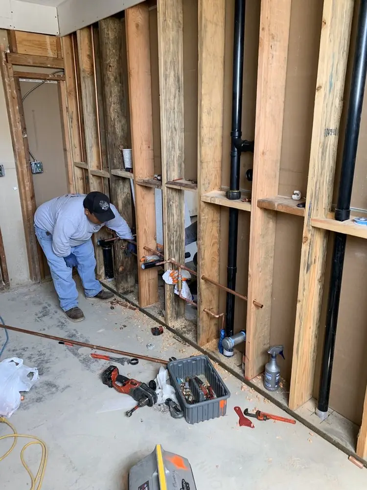 Commercial rough-in plumbing for Trenchless Sewer Repair in Wild Oaks